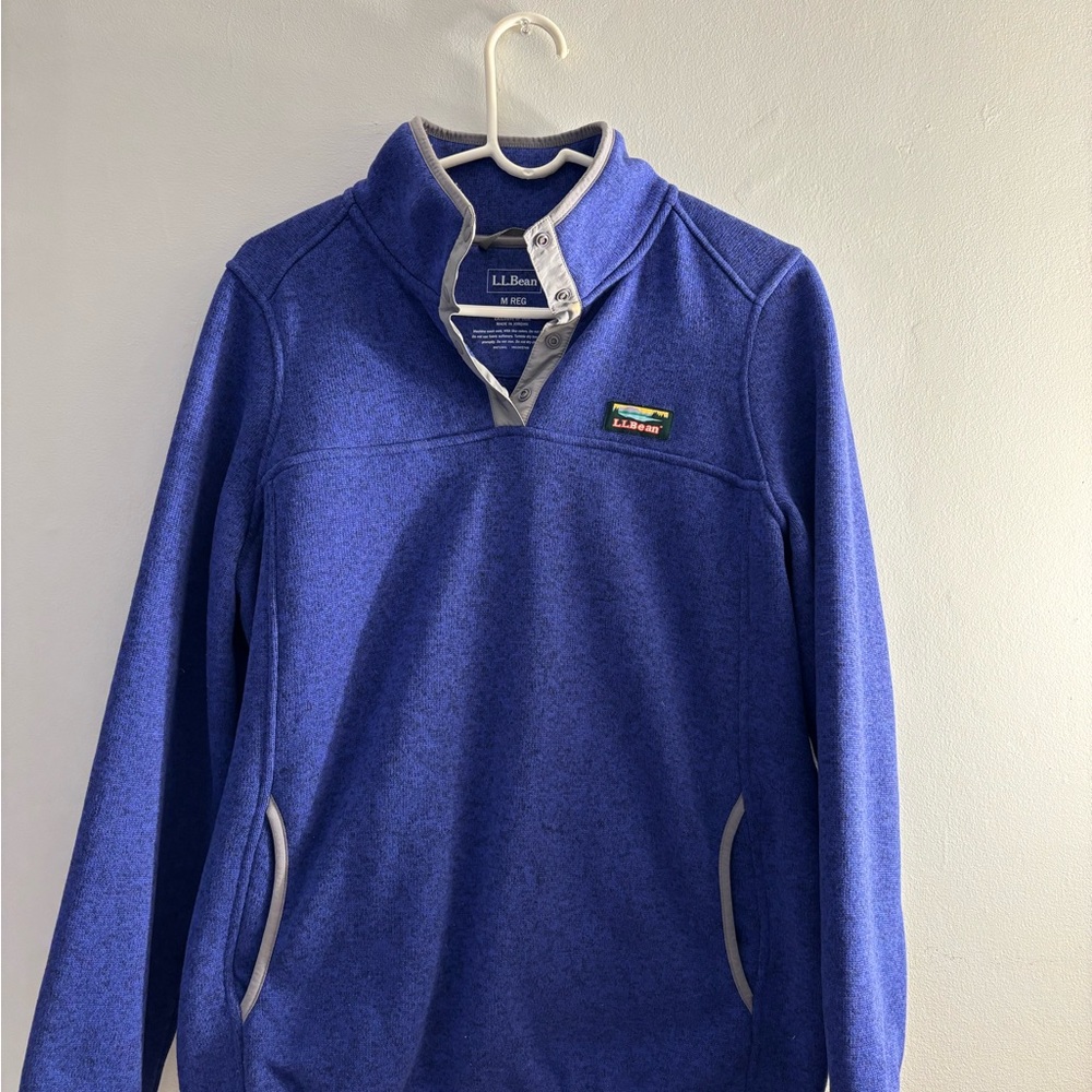 L.L. Bean Blue Pullover Sweater